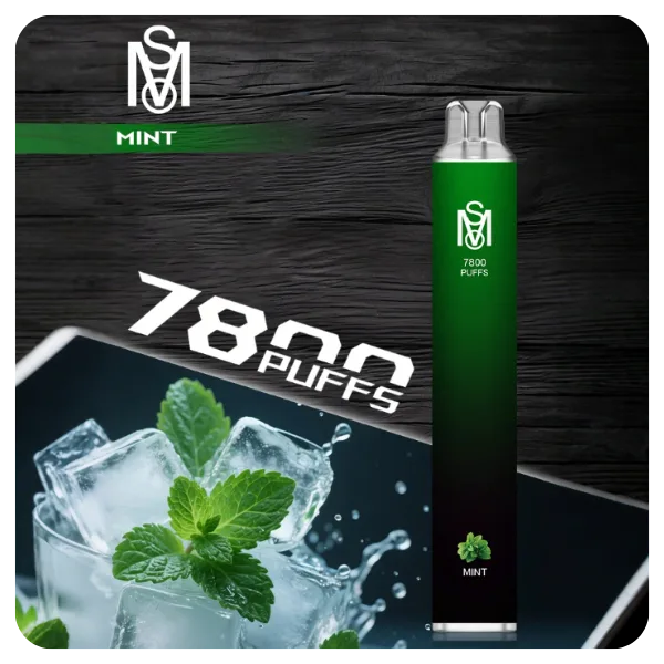 Mso-7800-Puffs拋棄式電子煙-薄荷